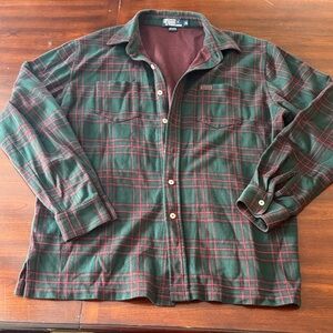 Polo by Ralph Lauren Men’s VTG Heavy Polo Plaid 100% Cotton Button Down Shirt
